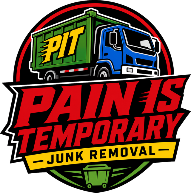 Pain Is Temporary Junk Removal logo